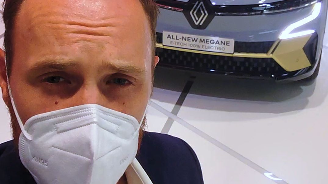 Autor tekstu z Renault Megane E-Tech na IAA 2021