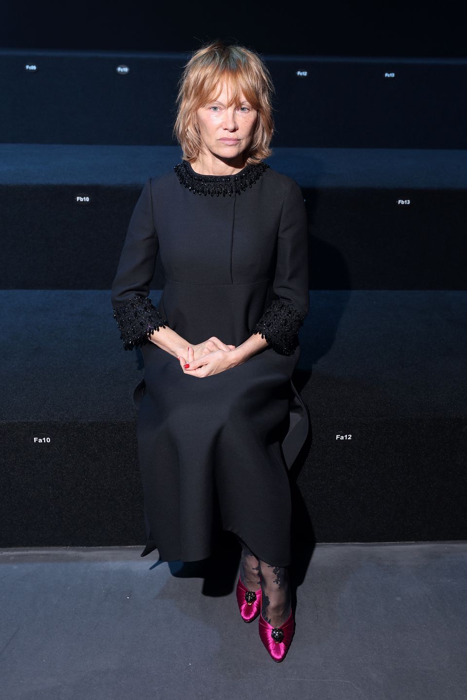 Pamela Anderson na pokazie Valentino