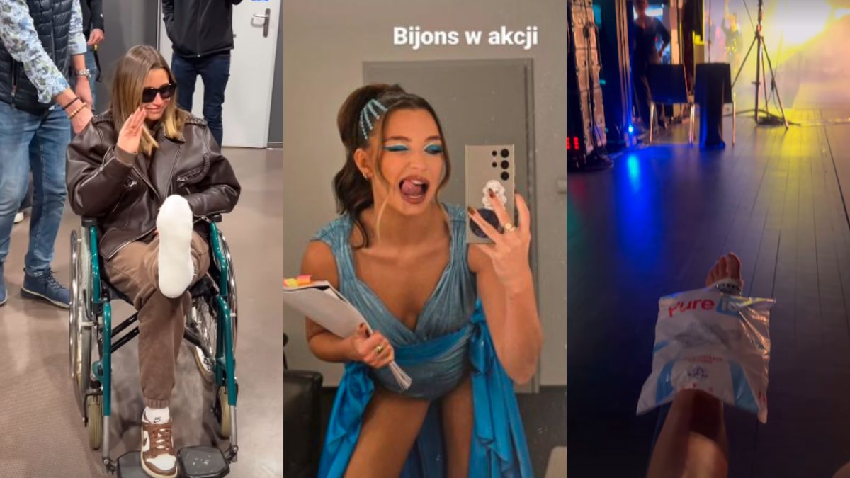 Julia Wieniawa nabawiła się kontuzji. Pokazała się na wózku
