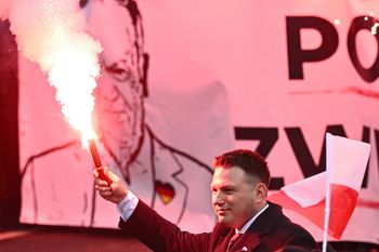 Incydent na Marszu Niepodległości. Policja wnioskuje o ukaranie Mentzena