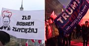 Transparenty na Marszu Niepodległości. Trump na fladze. "Ludzie go kochają"
