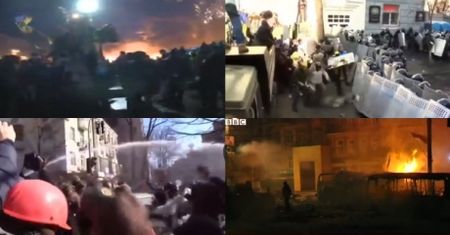 Milicja ATAKUJE PROTESTUJĄCYCH UKRAIŃCÓW!