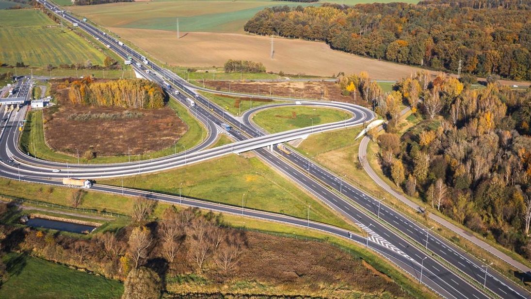 Węzeł Łany na śląskim odcinku A4 - zdjęcie ilustracyjne