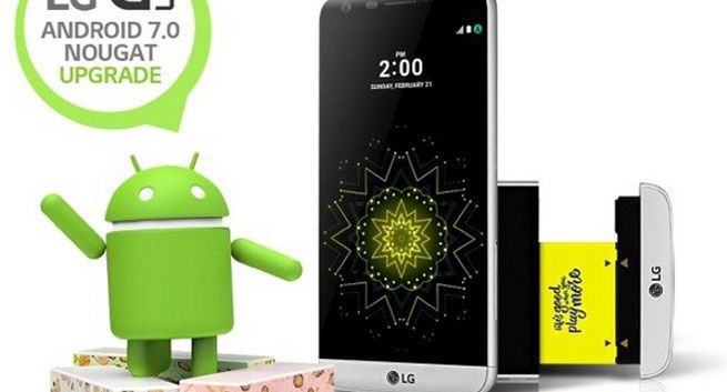 LG aktualizuje smartfona LG G5 do Androida 7.0 Nougat