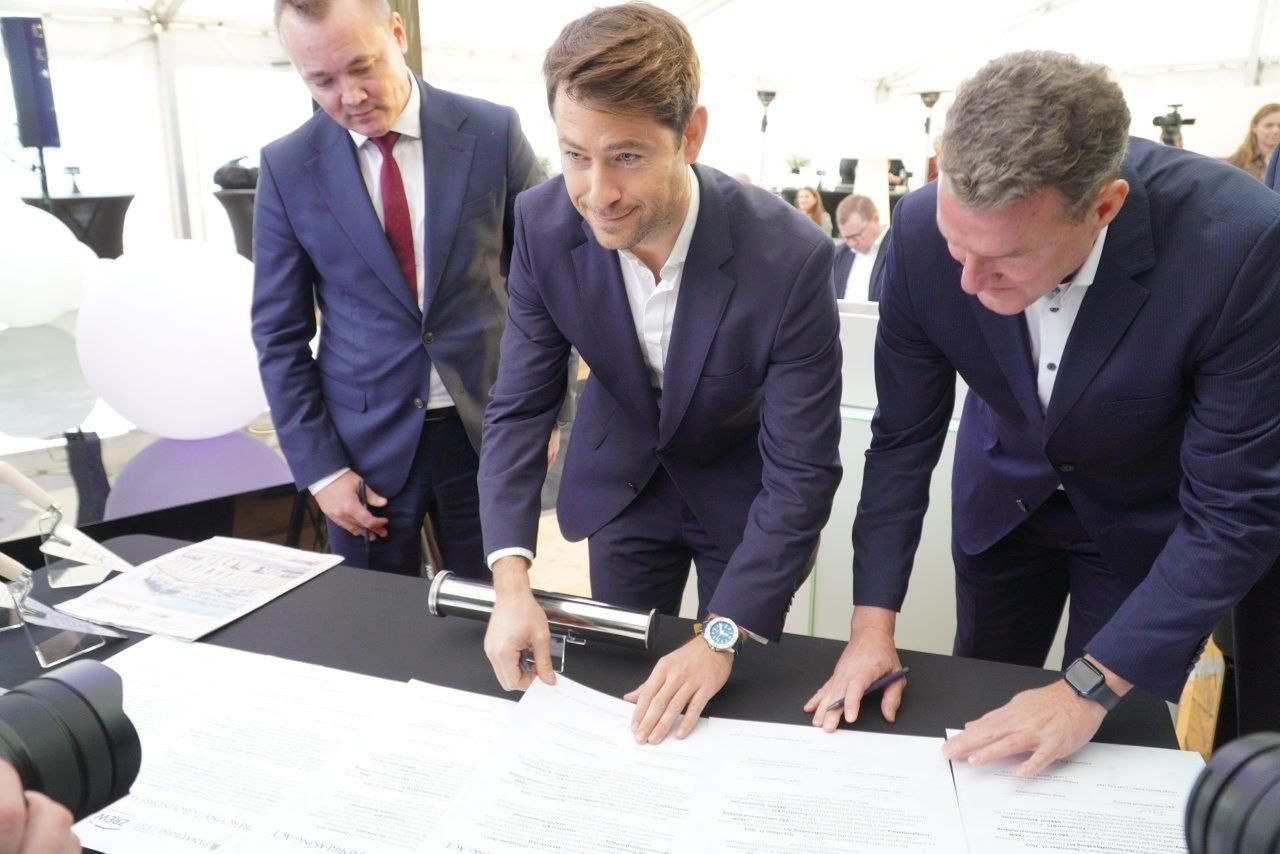 Łódź: Wmurowanie kamienia węgielnego pod nową fabrykę