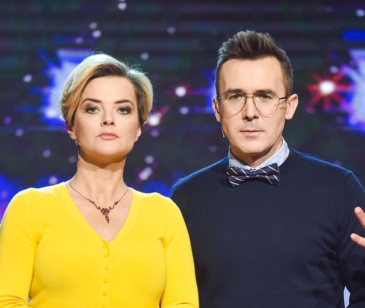 Richardson i Kurzajewski na nagraniu "Jaka to melodia?" w 2019 r.