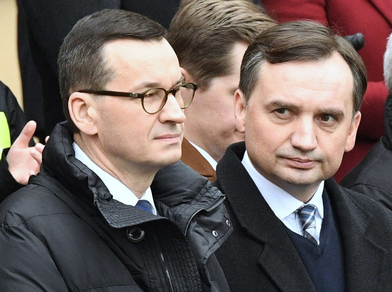 Na zdjęciu: Mateusz Morawiecki i Zbigniew Ziobro