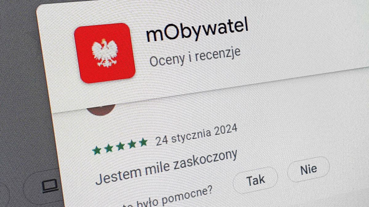 mObywatel w Google Play