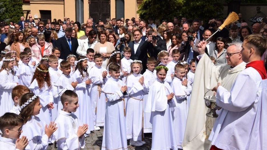 Pierwsza komunia święta w Bazylice Mniejszej w Zduńskiej Woli