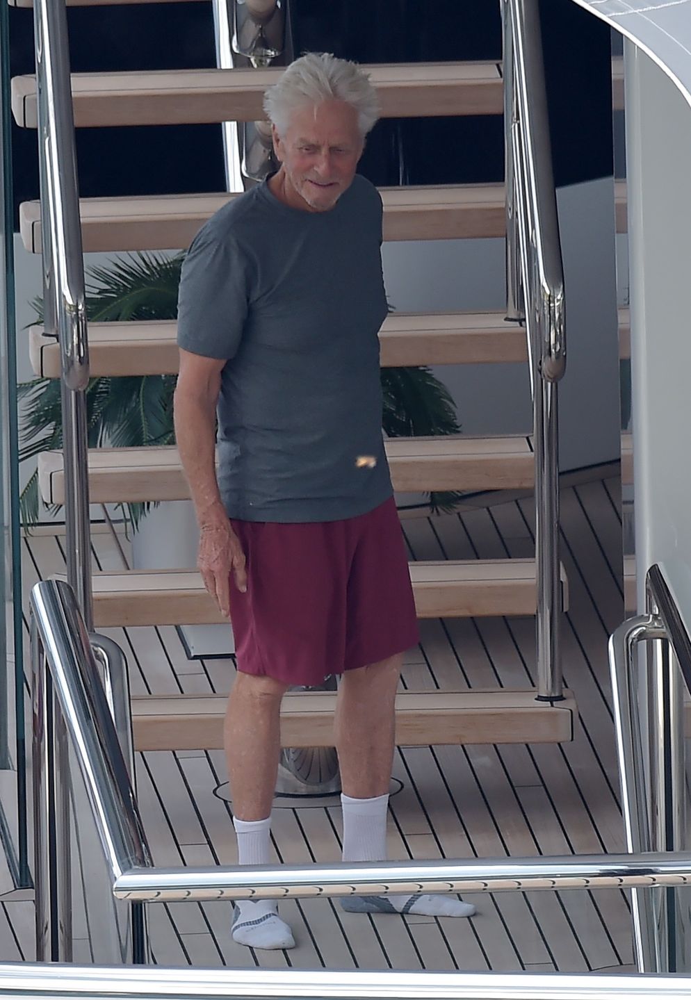 Catherine Zeta-Jones i Michael Douglas relaksują się na jachcie w Portofino