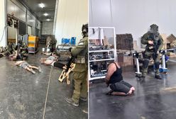 Odkrycie w halach z owocami. Nagranie z momentu akcji służb