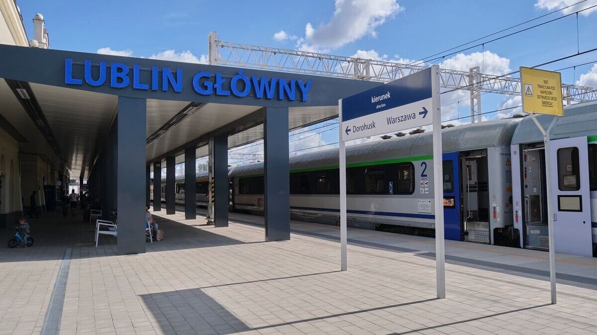 Peron Dworzec Główny w Lublinie