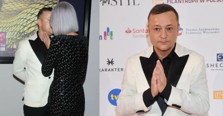 Czesław Mozil zabrał na imprezę dawno niewidzianą żonę! (ZDJĘCIA)
