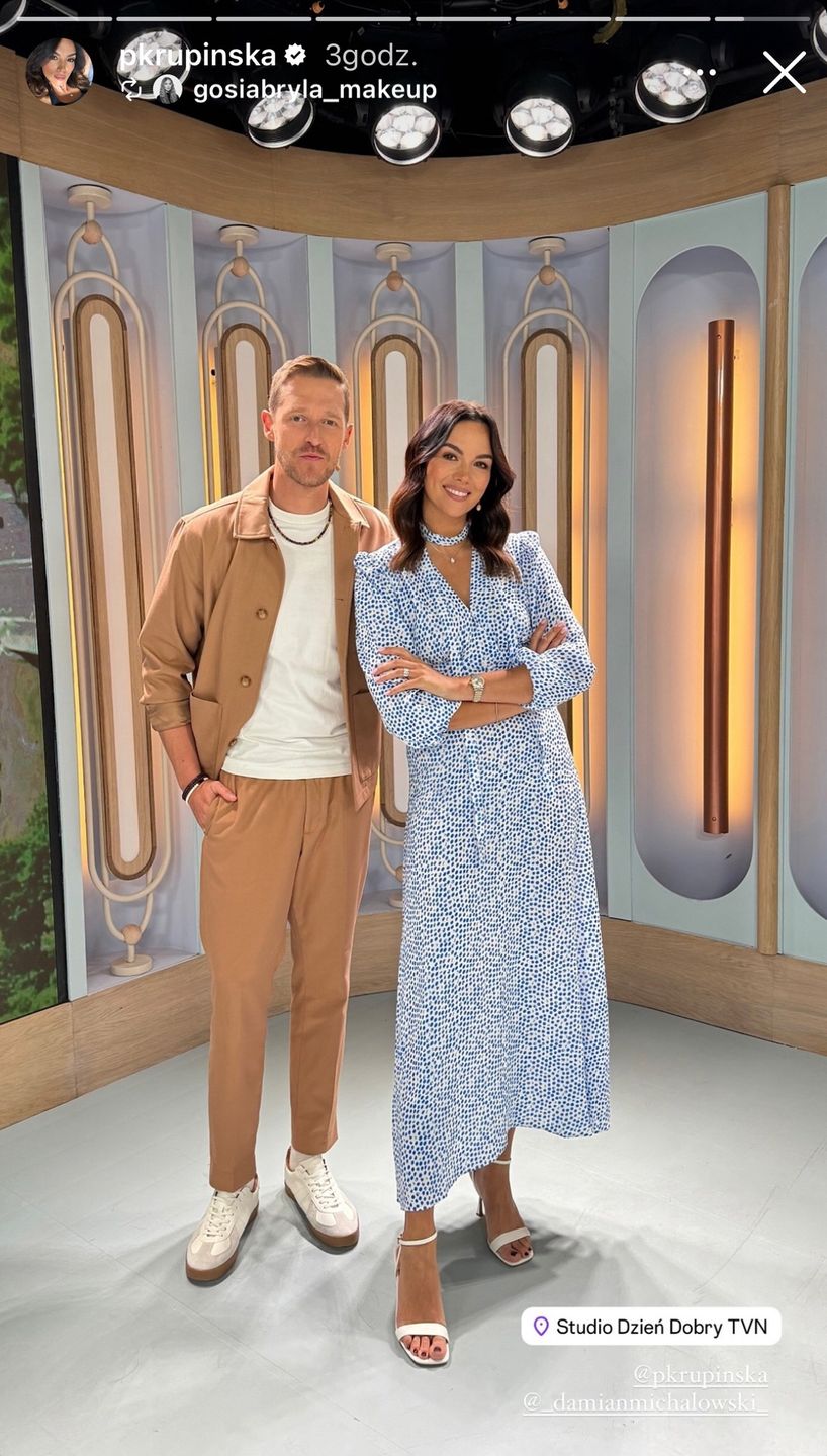 Paulina Krupińska i Damian Michałowski w "Dzień Dobry TVN"
