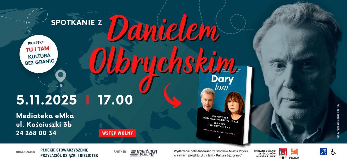 Daniel Olbrychski w Płocku – spotkanie z legendą polskiego kina w Mediatece!