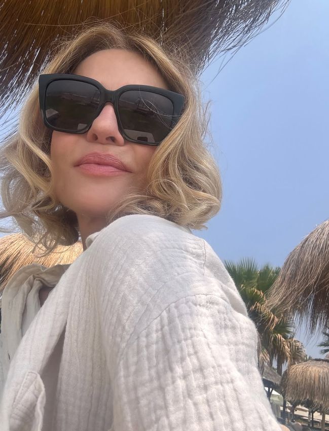 Aneta Kręglicka na wakacjach