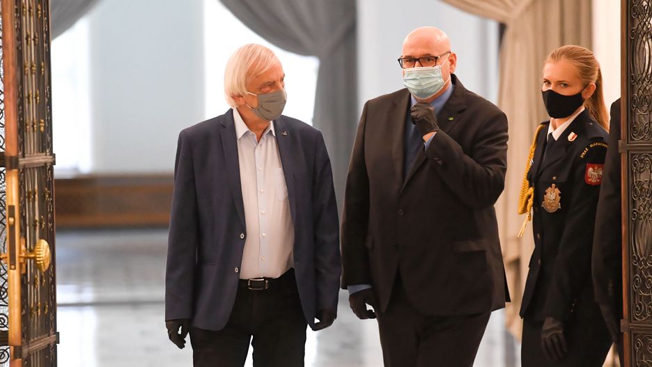 Ryszard Terlecki i Piotr Zgorzelski