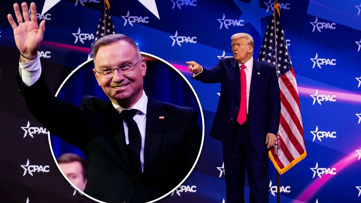 Andrzej Duda spotkał się z Donaldem Trumpem podczas CPAC