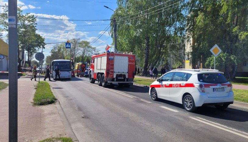 Tragedia na pasach. Autobus potrącił trzy osoby. Nie żyje dziecko