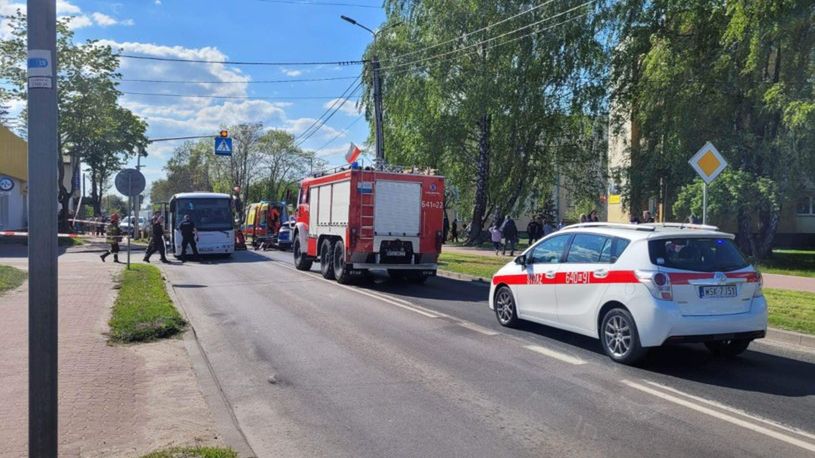 Śledczy badają, czy autobus, który spowodował wypadek był sprawny