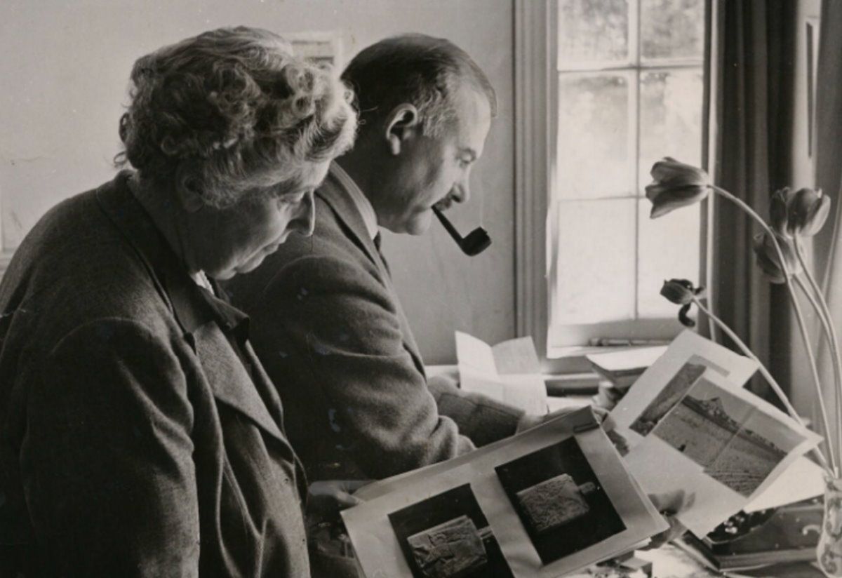 Agatha Christie i jej mąż archeolog Max Mallowan