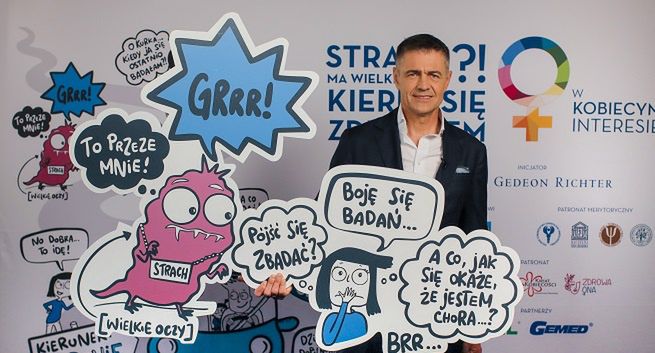 Krzysztof Hołowczyc zachęca kobiety do regularnych badań