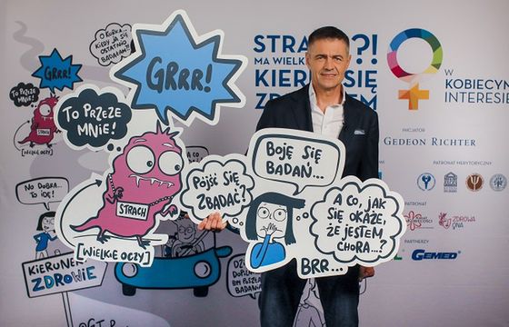 Krzysztof Hołowczyc zachęca kobiety do regularnych badań