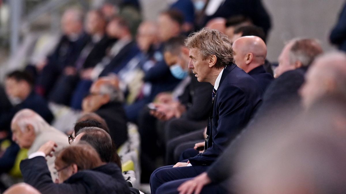 GDANSK, POLAND - MAY 26: Zbigniew Boniek, UEFA Vice-President and Head of Polish Football Association looks on during the UEFA Europa League Final between Villarreal CF and Manchester United at Gdansk Arena on May 26, 2021 in Gdansk, Poland. (Photo by Tullio Puglia - UEFA/UEFA via Getty Images)