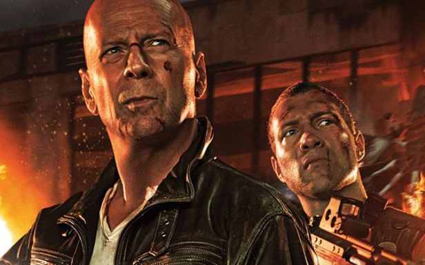 Bruce Willis na plakacie "Szklanej pułapki 5"