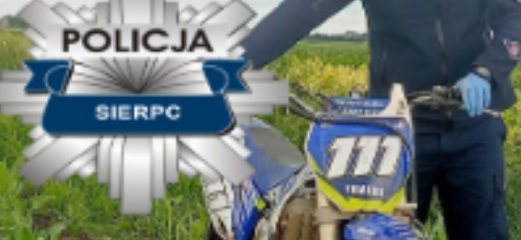 Pościg za 16-latkiem w gminie Zawidz. Uciekał przed policją motocyklem typu cross!