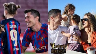 Anna i Robert Lewandowscy świętują 6. urodziny Klary: tęczowa sukienka, różowe balony i duży prezent (FOTO)