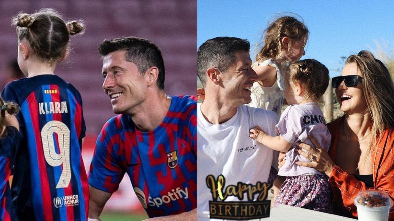 Anna i Robert Lewandowscy świętują 6. urodziny Klary: tęczowa sukienka, różowe balony i duży prezent (FOTO)