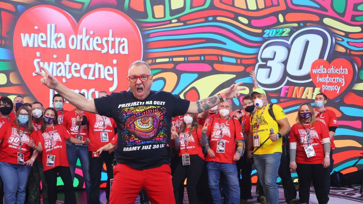 Final WOSP 2022. Jerzy Owsiak