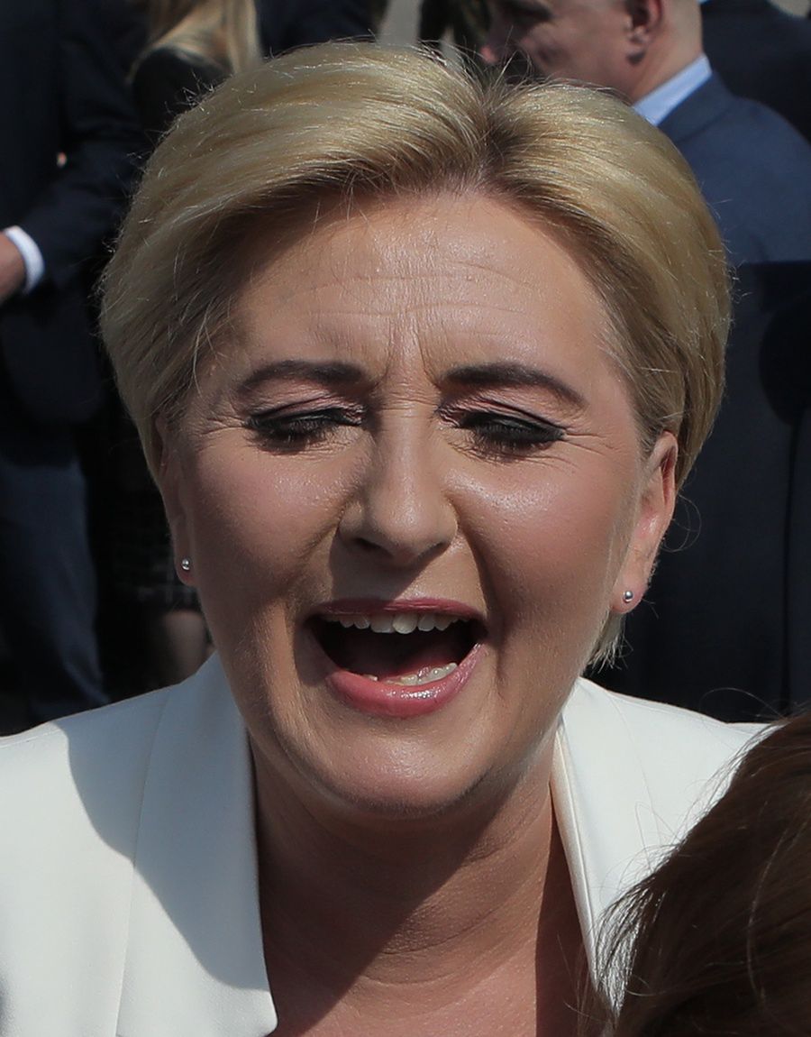 Andrzej i Agata Dudowie świętują Dzień Flagi 
