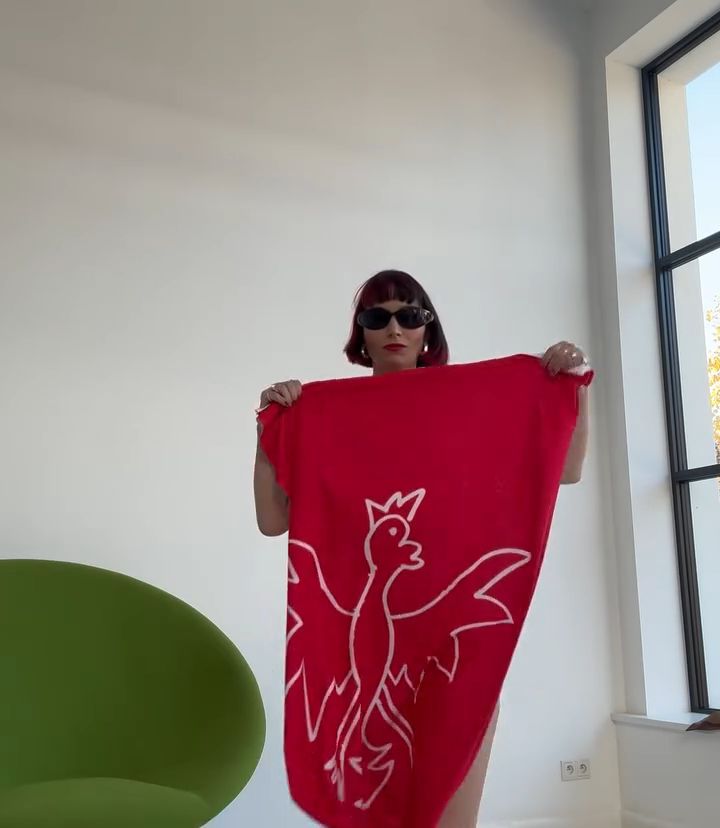 Mery Spolsky w "patriotycznej" bieliźnie