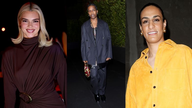 Gwiazdy pozują na pokazie Bottega Veneta