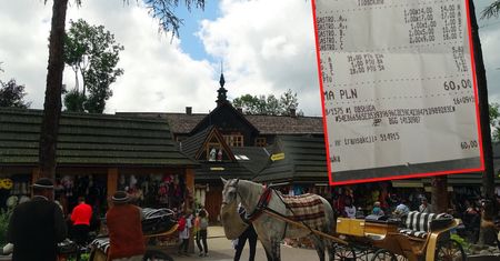 W górach też drożyzna. Klientka pokazuje rachunek z Zakopanego