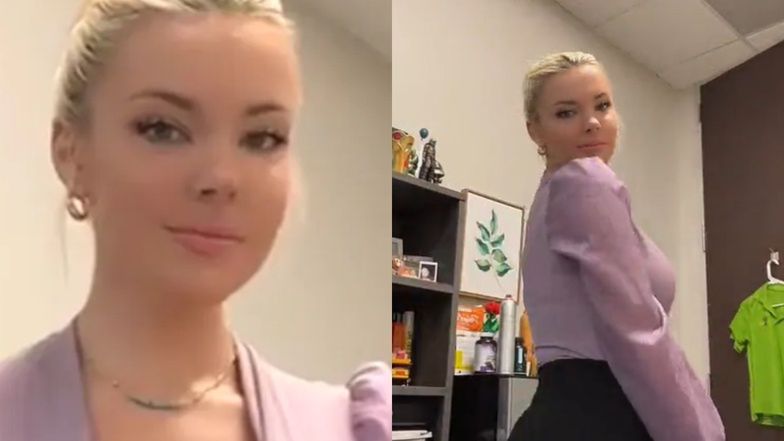 Tiktokerka została odesłała z pracy do domu za strój