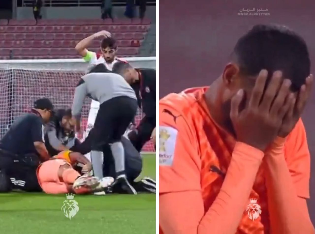 In the photo: shocking scenes at the match in Qatar