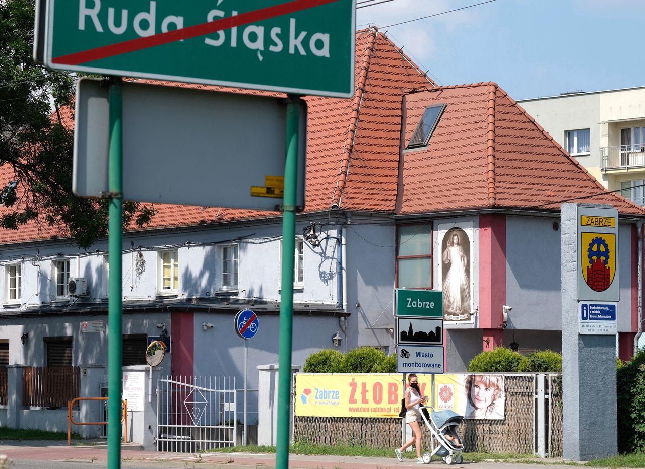 Granica miast Zabrza i Rudy Śląskiej