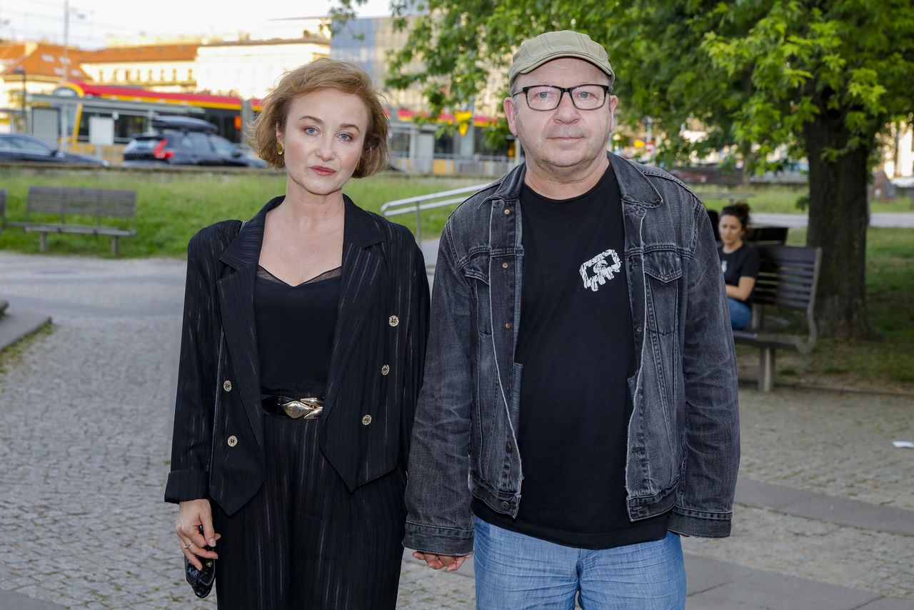Gabriela Muskała i Zbigniew Zamachowski