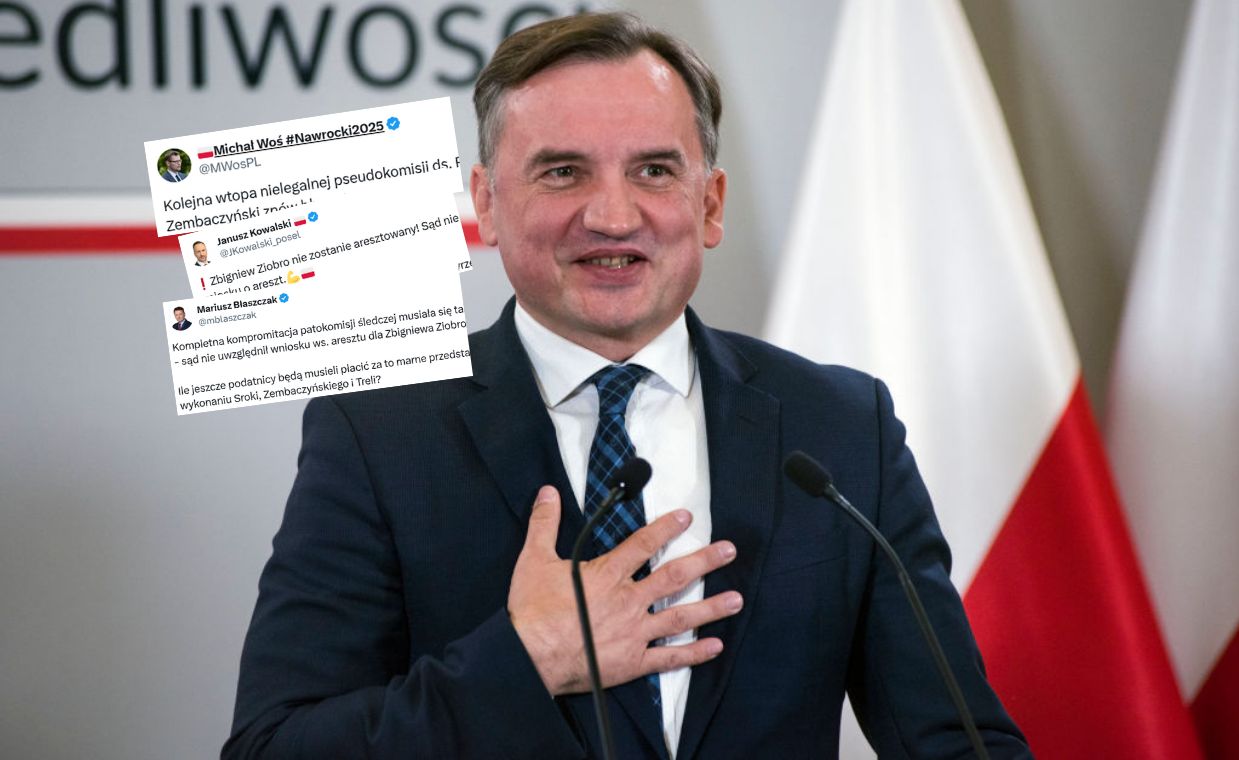 "Kompletna kompromitacja". Komentarze po decyzji sądu ws. Ziobry