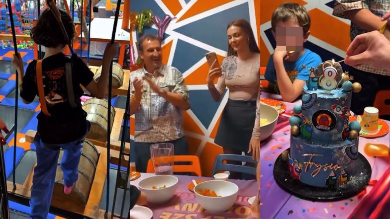 Marcela Leszczak i Misiek Koterski wyprawili synowi urodziny