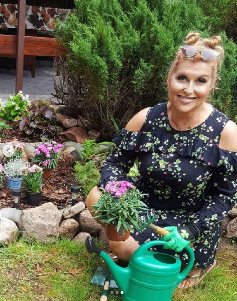 Katarzyna Skrzynecka chwali się powrotem do pracy
