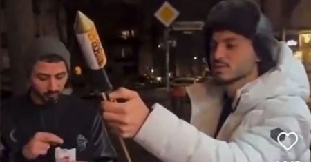 Atallah strzelił fajerwerkiem w okno. Nagranie z Berlina