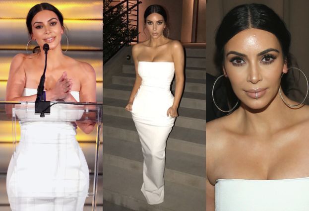 Kim Kardashian w obcisłej sukience za 3,5 tysiąca