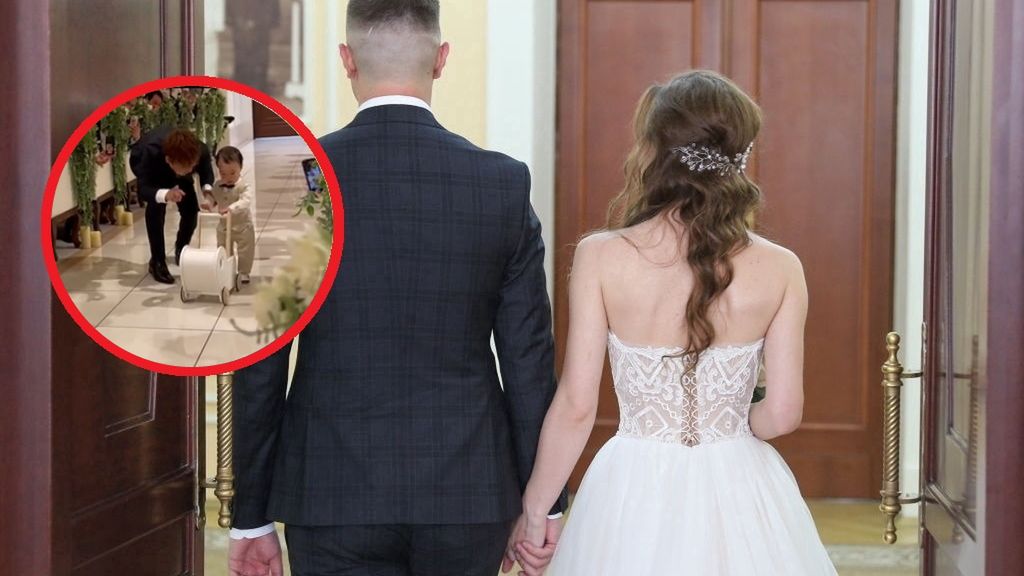 Podał obrączki młodej parze. Stał się gwiazdą internetu