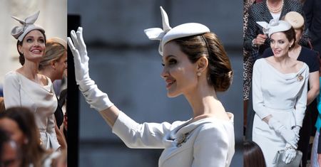 Zjawiskowa Angelina Jolie rozdaje uśmiechy na królewskiej uroczystości w Londynie (ZDJĘCIA)