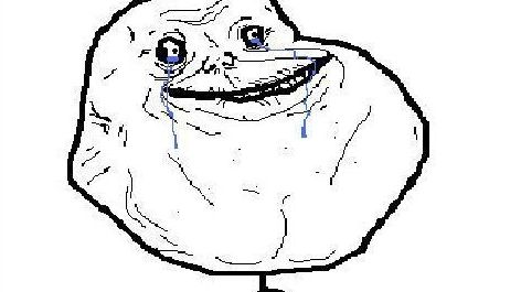 "Forever alone" jako widget Androida 1