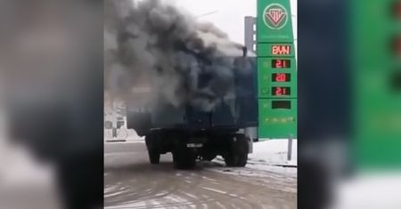 Eksplozja na stacji paliw na Białorusi. Dramatyczne nagranie świadka